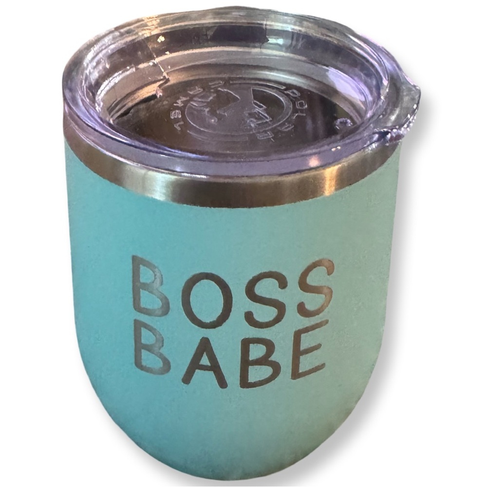 Viv and Lou Insulated Wine Tumbler - Aqua